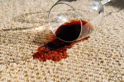 Spilled Wine on Carpet